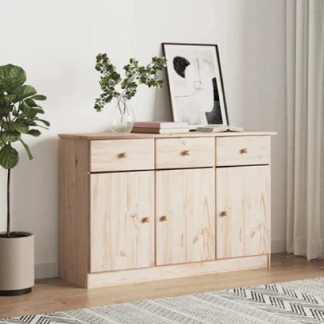 Vidaxl Sideboard Alta 112X35X73cm Solid Wood Pine