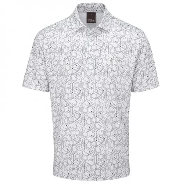 Oscar Jacobson Hollow Polo - White - L