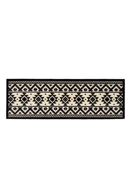 My Mat Washable Nylon Tribal Indoor Mat White
