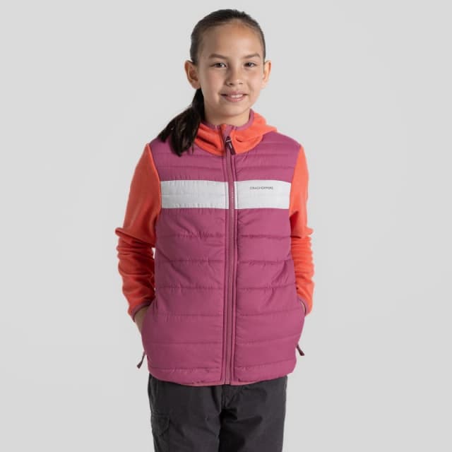Craghoppers Arklow Hybrid Jkt Deep Coral unisex 3-4yrs