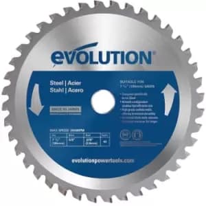 Evolution 185mm 40T Mild Steel Cutting Blade
