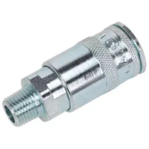 Sealey AC16BP Coupling Body Male 1/4"bspt Pack of 50