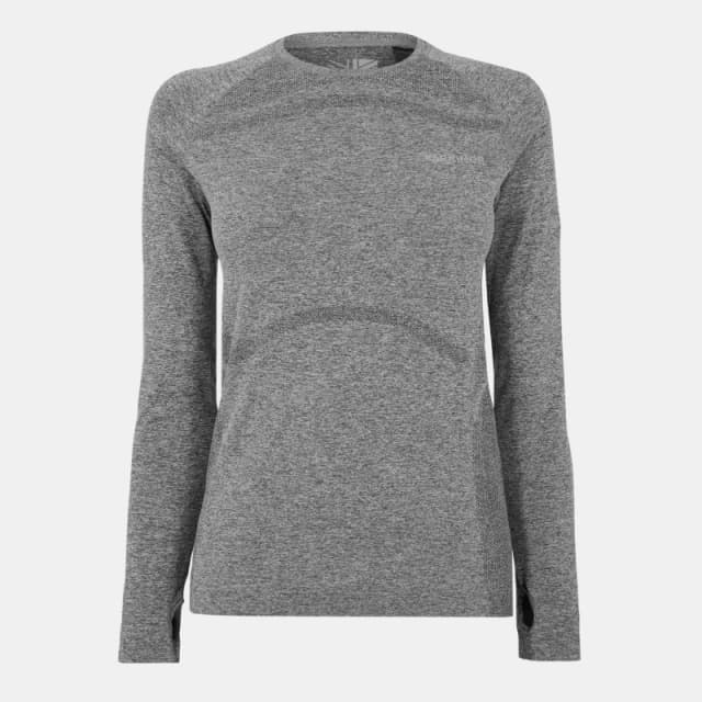 Karrimor XLite Womens Running Long Sleeve Top - Grey Grey 8