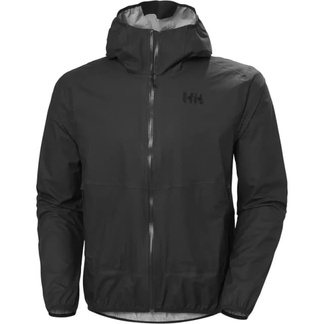 Helly Hansen Hooded waterproof jacket Helly Hansen Verglas 2.5L Fastpack Noir Male 2XL