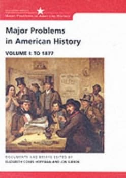 Major Problems in American History by Thomas Paterson Paperback