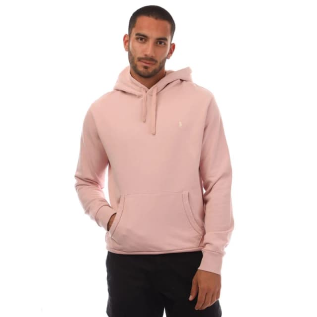 Cotton Loopback Terry Hoodie with Embroidered Logo