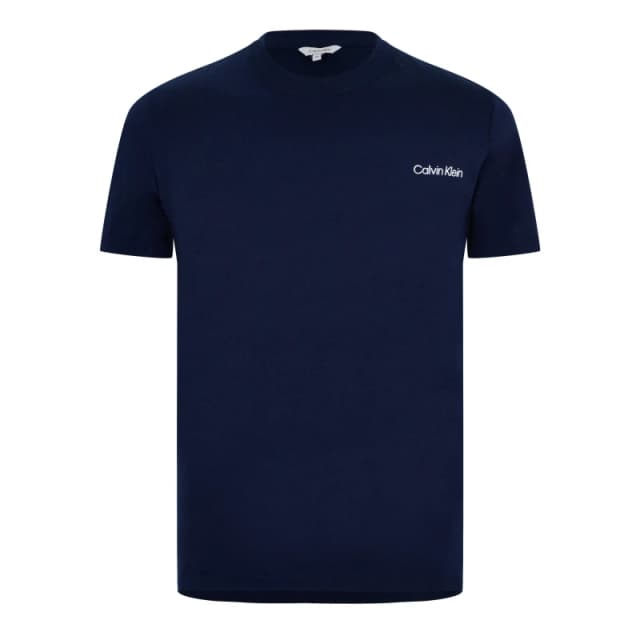 Calvin Klein Core Logo T Shirt Mens Navy Iris male XS