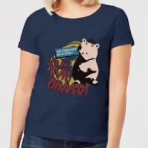 Toy Story Evil Oinker Womens T-Shirt - Navy - L