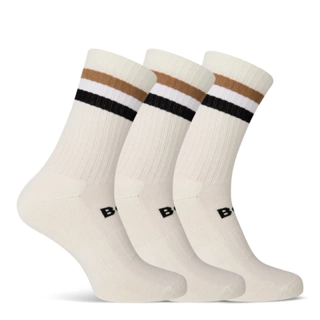 Boss 3P QS Rib Stripe SP 10261053 0 - White White 6 - 12 Months