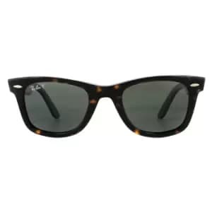 Rectangle Tortoise Green Polarized Sunglasses