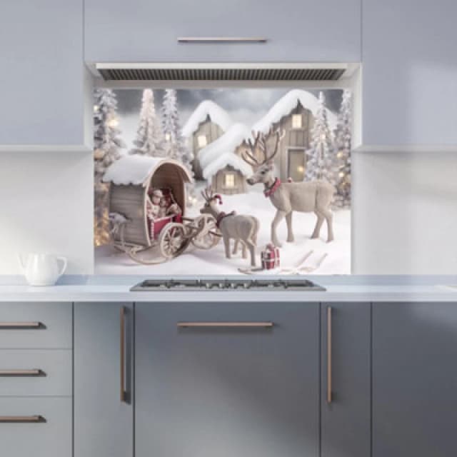 Warren Reed - Designer Creepy Ghost With Pumpkins Tea Towel in Orange Orange Unisex