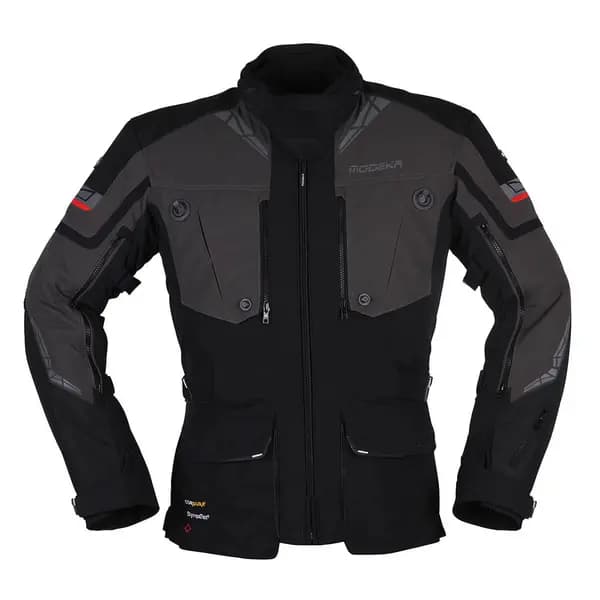 Modeka Panamericana II Jacket Black Dark Gray Size 4XL