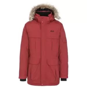 Trespass Mens Highland Waterproof Parka Jacket (S) (Merlot)