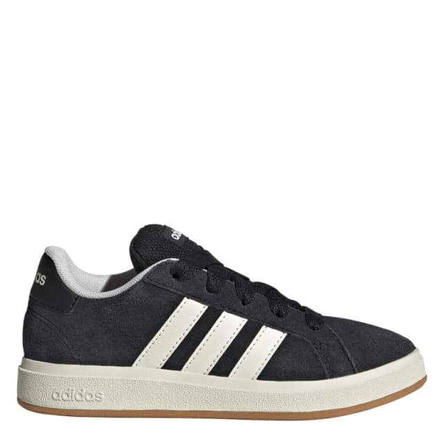 adidas Grand Court 00s Trainers Juniors Black/Gum male 3 (35.5)