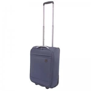 Gino Ferrari Zara Extra Small EVA Navy Grey Suitcase
