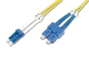 Digitus Fiber Optic Singlemode Patch Cord, LC / SC