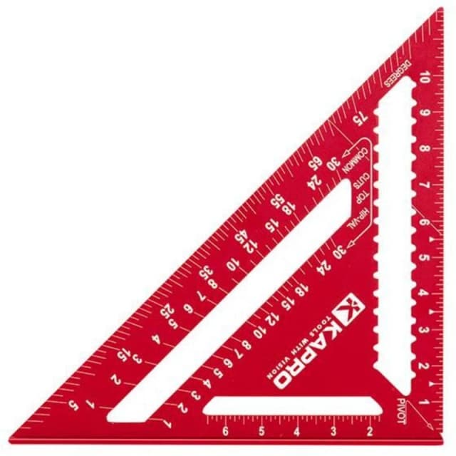 Kanna Kapro 446 Rafter Square 7" Red