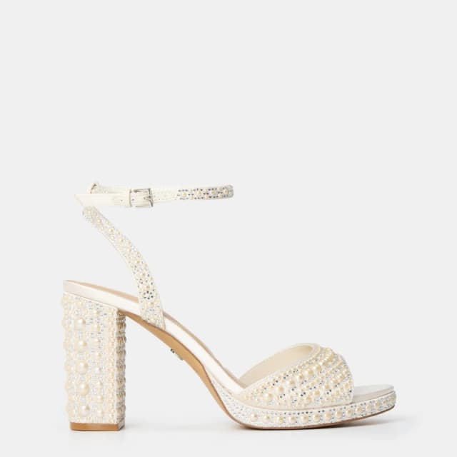 Aldo Womens Alluring Heeled Sandals Other White female 7 (40)