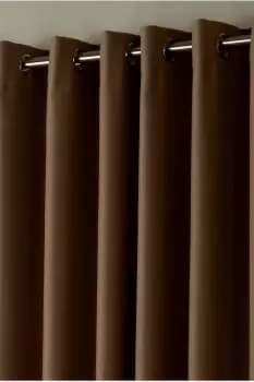 Blackout Eyelet Curtains Fully Lined Ready Made Ring Top Curtains