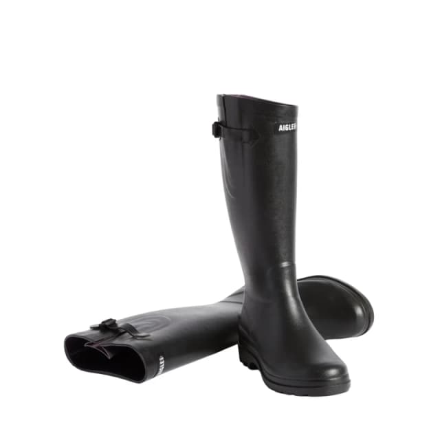 Aigle Aiglentine 2 Calf Boots Black Women 36 (3.5);37 (4);38 (5);39 (5.5 to 6);40 (6.5);41 (7);35 (2.5 to 3)