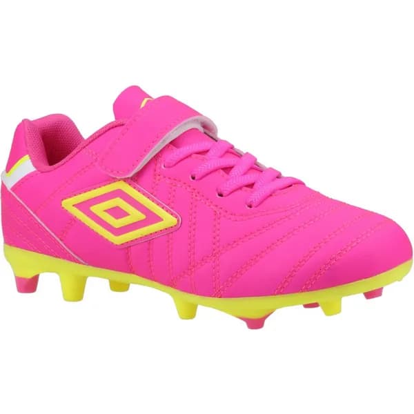 Umbro Boys Speciali Liga Firm Grnd Jnr Rugby Football Boots UK Size 10 (EU 27.5) Hot Pink UMB006-HTPink-10
