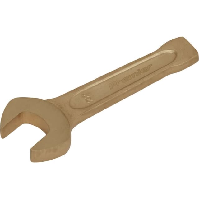 Loops 22mm Open-End Slogging Spanner - Non-Sparking - Short Profile Striking End Multi