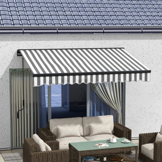 Outsunny 3 x 2m Electric Retractable Awning - Outsunny 5056725399900