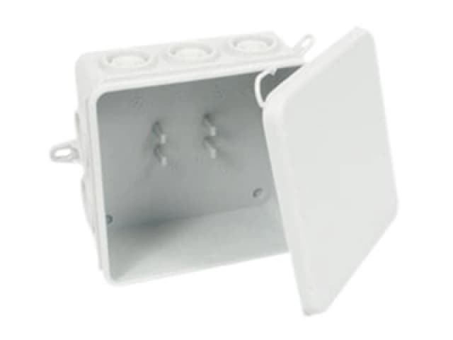 Dencon Jb8130Nb Square Ip54 Junction Box 80mm Dcnjb8130Nb