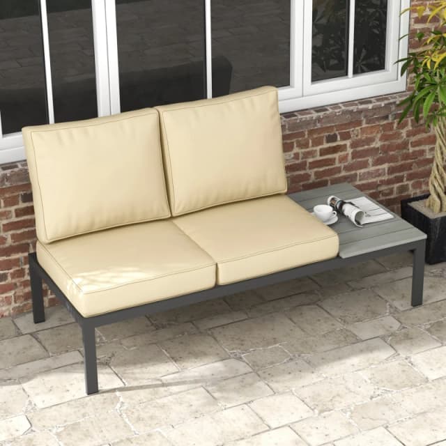 Outsunny Outsunny - 2 Seater Outdoor Seat Cushions 84G-396V70BG
