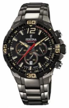 Festina Chrono Bike 2020 Limited Edition Grey Steel Bracelet Watch