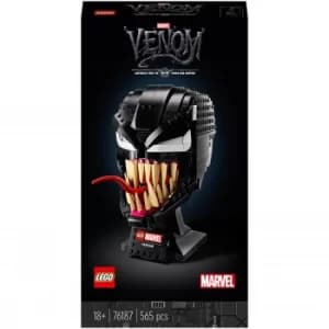 LEGO Marvel Spider-Man Venom Mask Adult Set (76187)