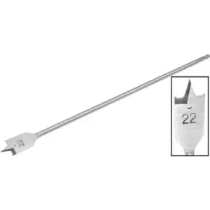 Toolpak Extra Long Flat Wood Drill Bit 16 x 400mm Carbon Steel