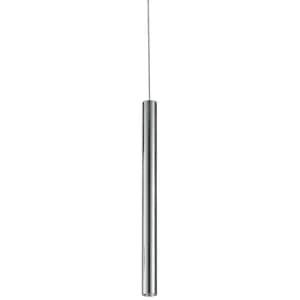 Fan Europe Oboe - Integrated LED Slim Aluminium Pendant, Chrome, 3000K
