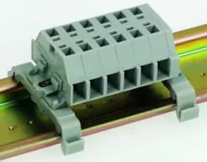 Wago Grey 260 Modular Terminal Block, 28 16 AWG, 0.08 1.5mm, 400 V