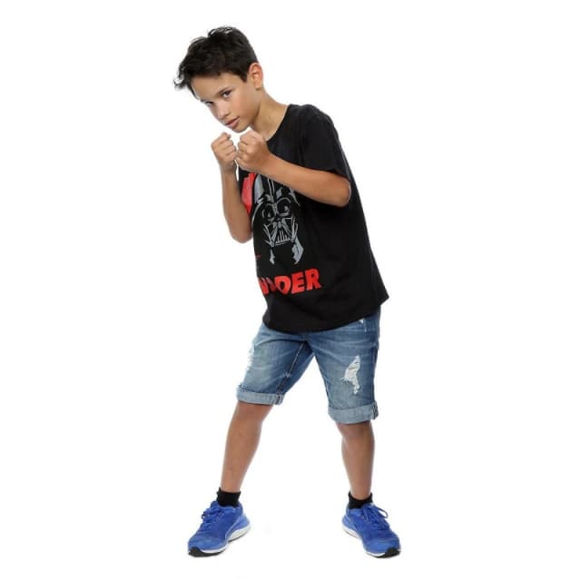 Star Wars Darth Vader Poster Cotton T-Shirt Black male