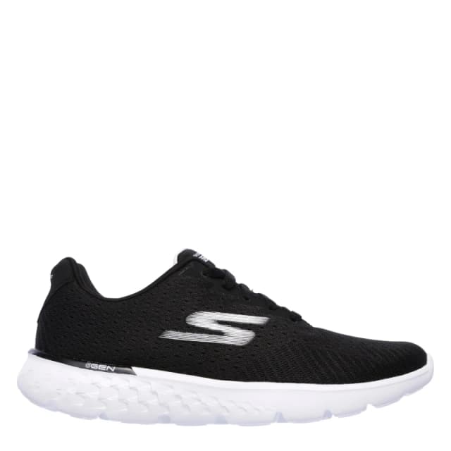 Skechers Womens Gorun400 Slip On Trainers Black/White female 2 (35)