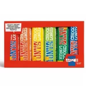 Tonys Tonys Chocolonely Rainbow Tasting Pack - (47/50gx6) x 12 - 704998