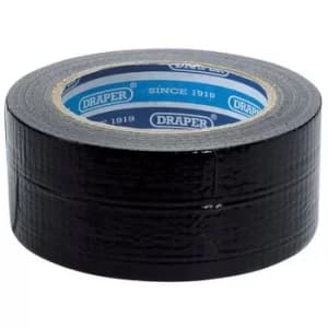Draper Duct Tape Roll, 33m x 50mm, Black