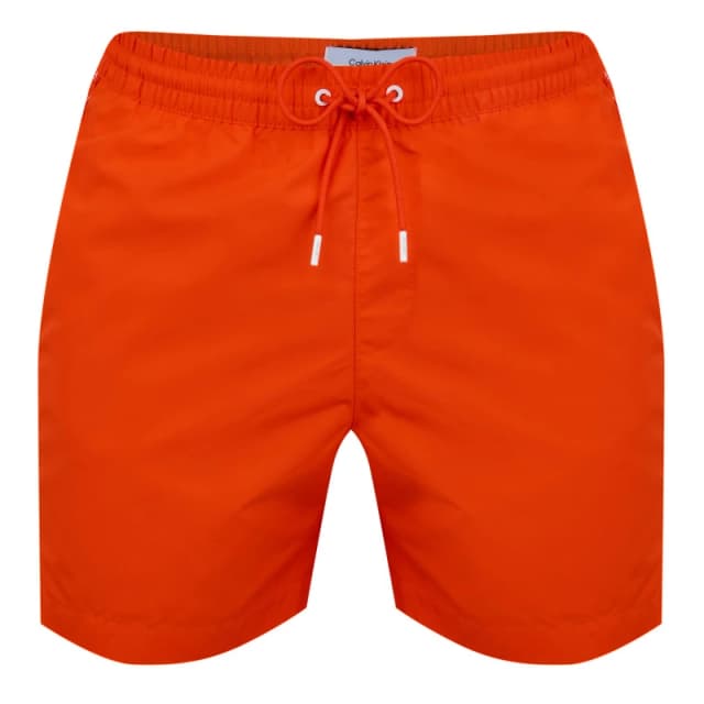 Calvin Klein Medium Tape Swim Shorts Mens - Red Red S