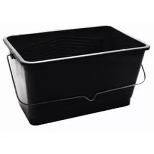 Bps) 15L Black Plastic Scuttle - Rodo