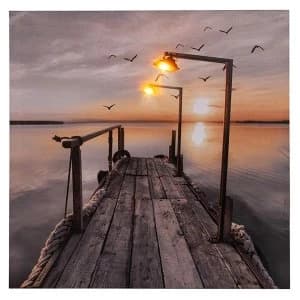 Seashore LED Jetty Canvas