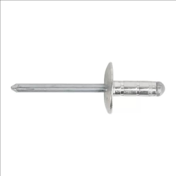 Sealey RM4813L Aluminium Multi-Grip Rivet Large Flange 4.8 x 13mm Pack of 200