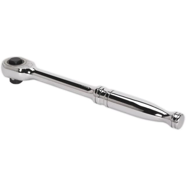 Loops Gearless Ratchet Wrench - 1/2 Inch Sq Drive - Push-Through Reverse Steel Wrench Metallics