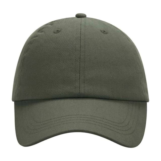Beechfield 6 Panel Low Profile Baseball Cap in Dark Olive Dark Olive Unisex One Size
