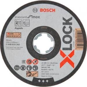 Bosch Accessories 2608619262 Cutting disc straight 125mm 22.23mm
