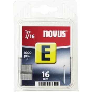 Nails - type J 1000 pc(s) Novus 044-0063 Clip type J/16 Dimensions (L x W) 16mm x 1.2 mm