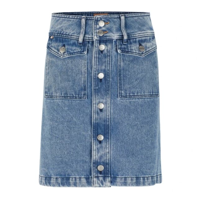 Boss Womens Mini A-Line Skirt, A-Line Design Navy female 26 L32