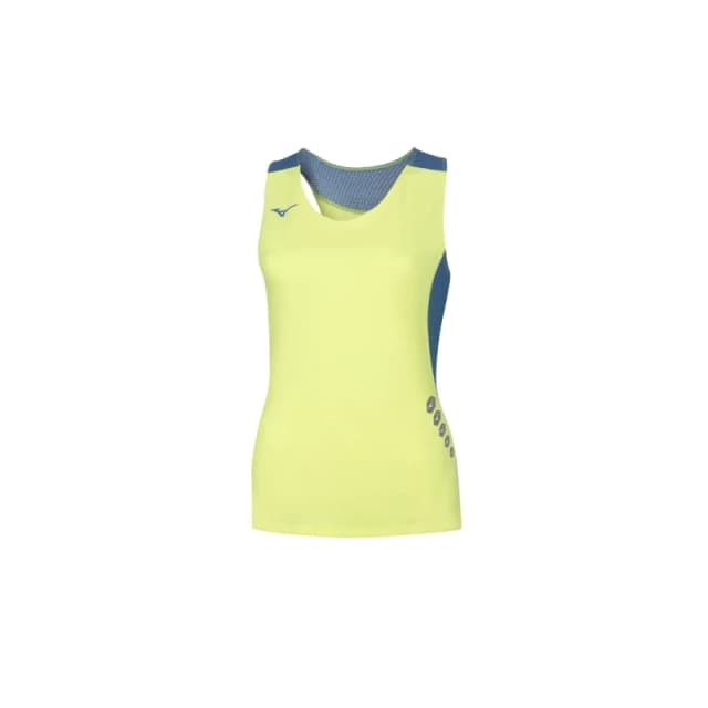Premium sleeveless womens T-Shirt Mizuno JPN Jaune Female S