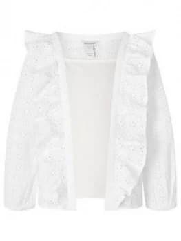 Monsoon Girls Alison 2Pc Kimono Set - Ivory