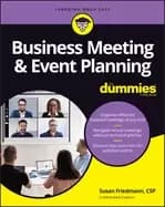 business meeting and event planning for dummies